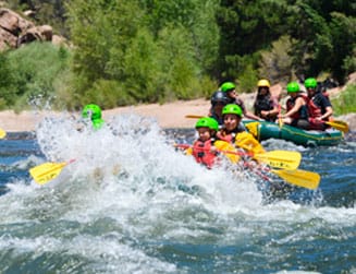 browns canyon family rafting trip in aspen