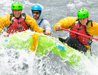 pine creek white water rafting with Elk Mountain Expeditions