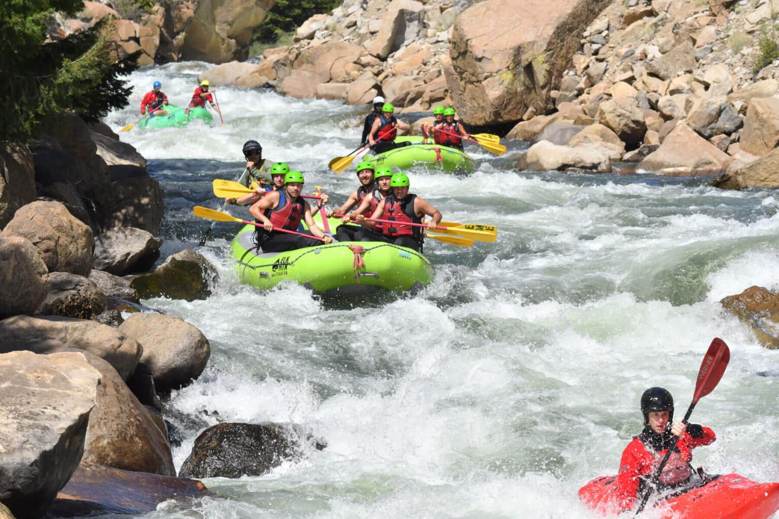 best Class IV + rafting stretch in the area!