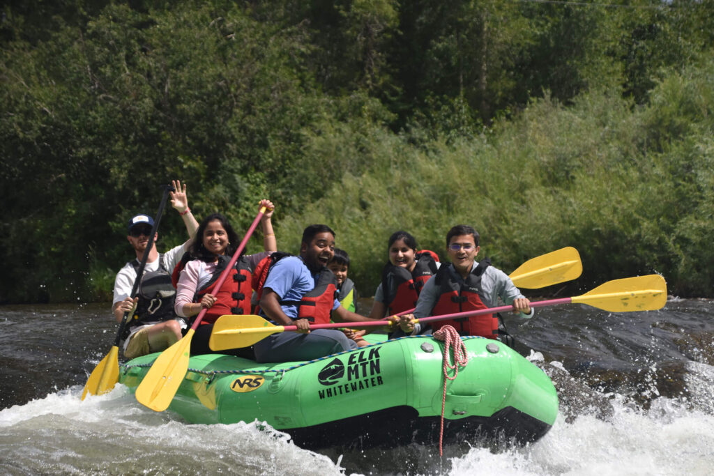 Middle Fork family fun whitewater rafting near aspen