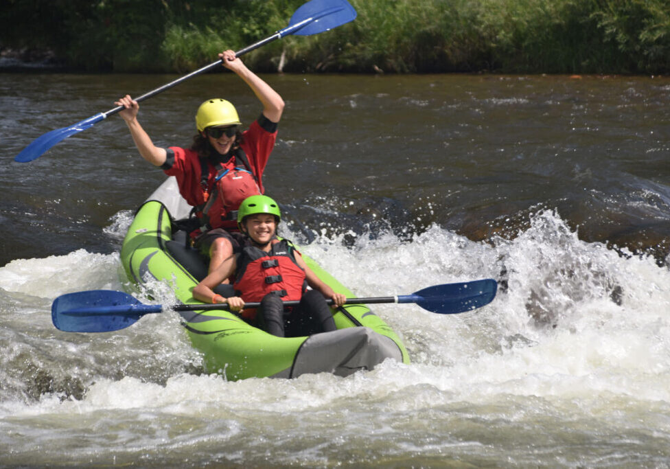 Inflatable Kayaks on the roaring fork aspen