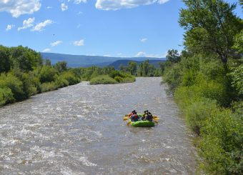 Lower Roaring Fork River whitewater rafting in Colorado