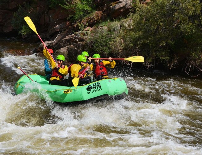Upper Roaring Fork River whitewater rafting in Colorado